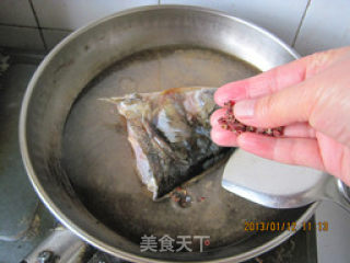 私房菜--美味的糖醋鲢鱼头的做法步骤：7