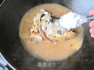 私房菜--美味的糖醋鲢鱼头的做法步骤：9
