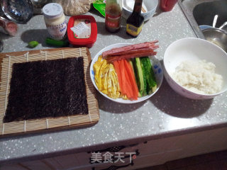 紫菜饭卷----寿司的做法步骤：5