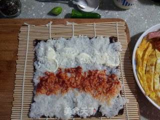 紫菜饭卷----寿司的做法步骤：7