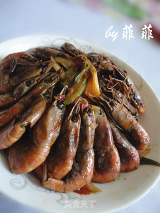 葱爆北极虾的做法步骤：13