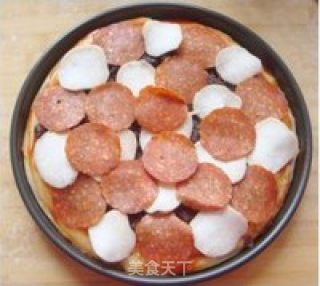 红豆批萨的做法步骤：6