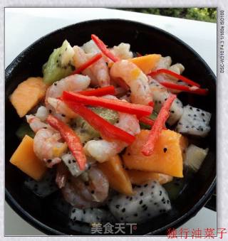 水果虾仁沙律的做法步骤：11