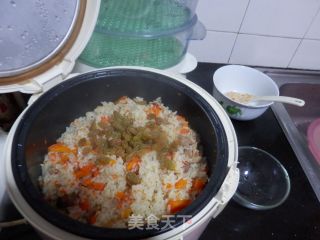 新疆羊肉抓饭的做法步骤：14