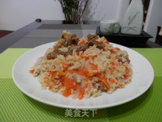新疆羊肉抓饭的做法步骤：15