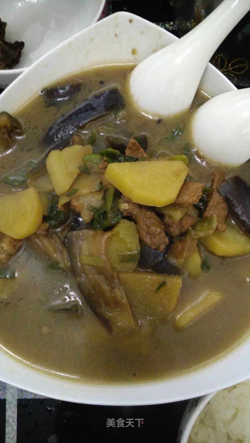 土豆炖茄子（东北特色）的做法