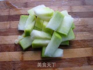 儿子爱吃肉末菜之——肉末冬瓜的做法步骤：2