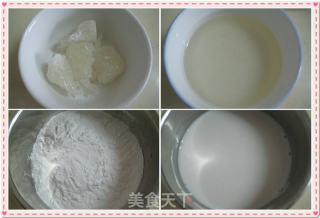 椰蓉杏仁钵仔糕的做法步骤：2