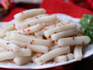 桂花年糕的做法步骤：9