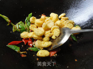 双椒日本豆腐的做法步骤：11
