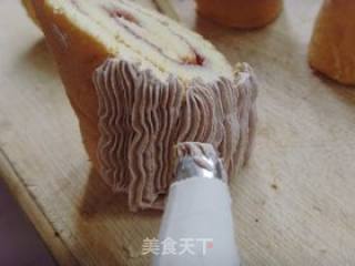 树桩蛋糕的做法步骤：21