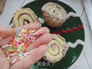 树桩蛋糕的做法步骤：22
