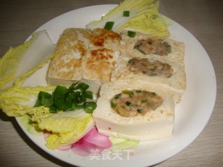 鲩鱼肉酿豆腐的做法步骤：7