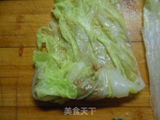 白菜翡翠卷的做法步骤：15