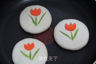 迷你荠菜煎饼的做法步骤：12