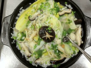 菌菇汤饭的做法步骤：3
