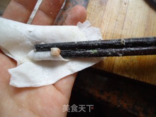 【酸汤馄饨】---附：简单快捷零失误馄饨包法的做法步骤：8