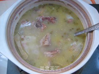 排骨绿豆汤的做法步骤：9
