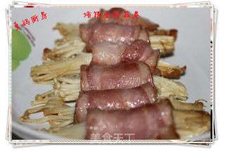 培根金针菇卷的做法步骤：4