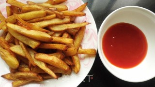 炸薯条的做法步骤：12