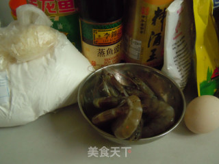 小朋友的最爱---【虾排】的做法步骤：1