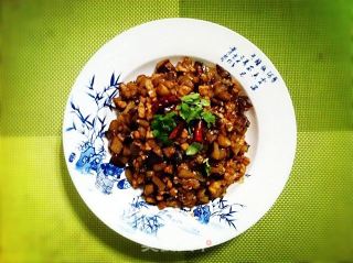 肉丁烧茄子（少油版）的做法步骤：6