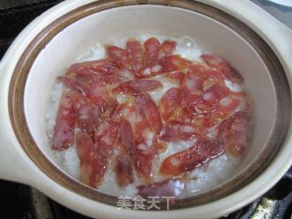 浓香腊味煲仔饭的做法步骤：7