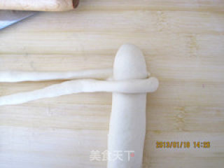 重拾生活记忆----编织扣红豆馅面包的做法步骤：14