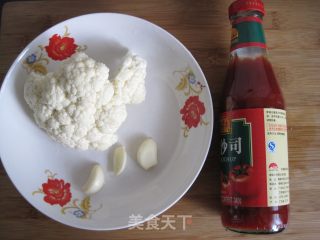 茄汁花菜的做法步骤：1