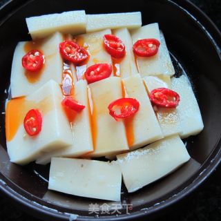 微波米豆腐的做法步骤：4