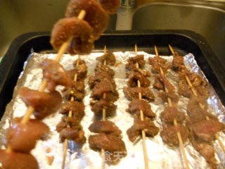 烤羊肉串&羊腰的做法步骤：10