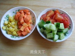 北极虾沙拉挞的做法步骤：2