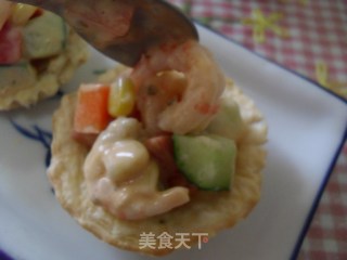 北极虾沙拉挞的做法步骤：10
