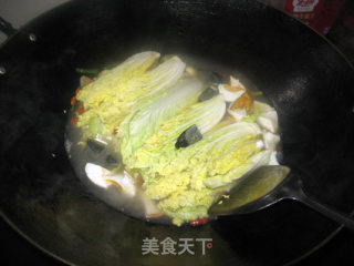 上汤娃娃菜的做法步骤：8