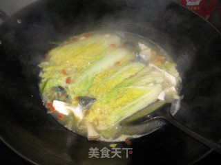 上汤娃娃菜的做法步骤：9