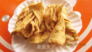炸芝麻排叉的做法步骤：15