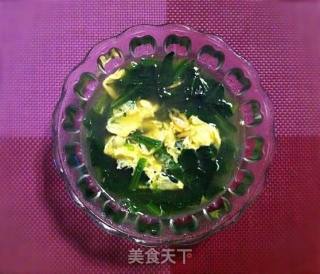 菠菜蛋花汤（虾皮版）的做法步骤：5