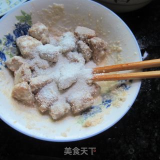 香炸米粉肉丁的做法步骤：3