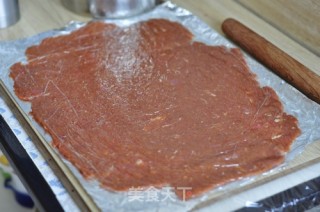 【孕妇健康零食】超详解：蜜汁猪肉脯的做法步骤：5