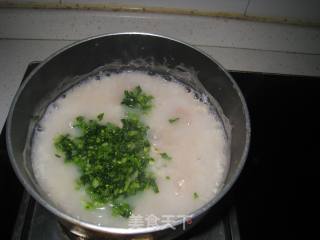 青菜肉末二米粥的做法步骤：5