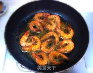 油焖大虾（糖醋虾）的做法步骤：4