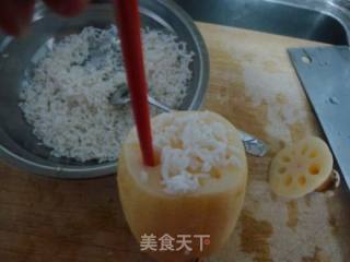 蜜汁桂花藕的做法步骤：3