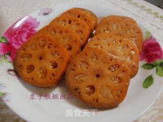 蜜汁桂花藕的做法步骤：7