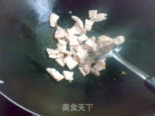 沙茶酱萝卜干炒肉的做法步骤：4