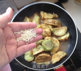 金砖银瓦---锅塌茄盒的做法步骤：14