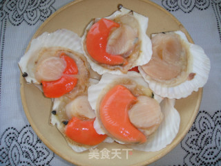 蒜蓉粉丝蒸扇贝的做法步骤：4