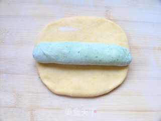 缤纷好滋味——翡翠黄金北极虾烧麦的做法步骤：15