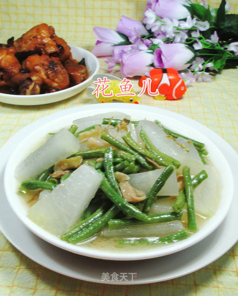 榨菜丝带豆煮冬瓜的做法