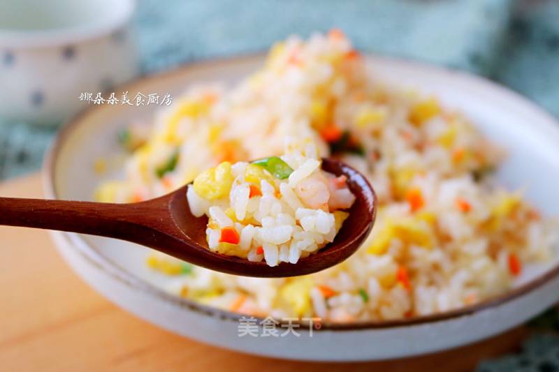 虾仁蛋炒饭的做法