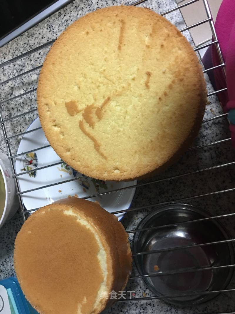 八寸戚风的做法